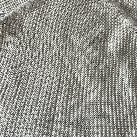 a new day, women’s size medium, cream colored, cowl-neck, tunic length, sweater - Picture 6 of 7